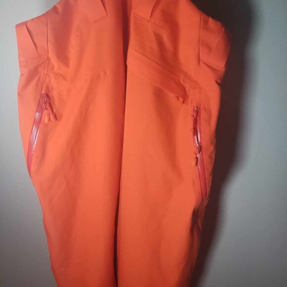 Haglof Snowpants‎ womans medium pfos/pfoa free suspenders orange - Picture 8 of 12